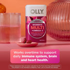 OLLY Ultra Strength Women's Multi Softgels - Multivitamínico diario para mujeres con Omega-3, Hierro y Vitaminas A, C, D, E, B12 - 60 cápsulas blandas