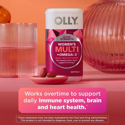 OLLY Ultra Strength Women's Multi Softgels - – Defensas naturales: La vitamina C y el zinc contribuyen al – Image 2