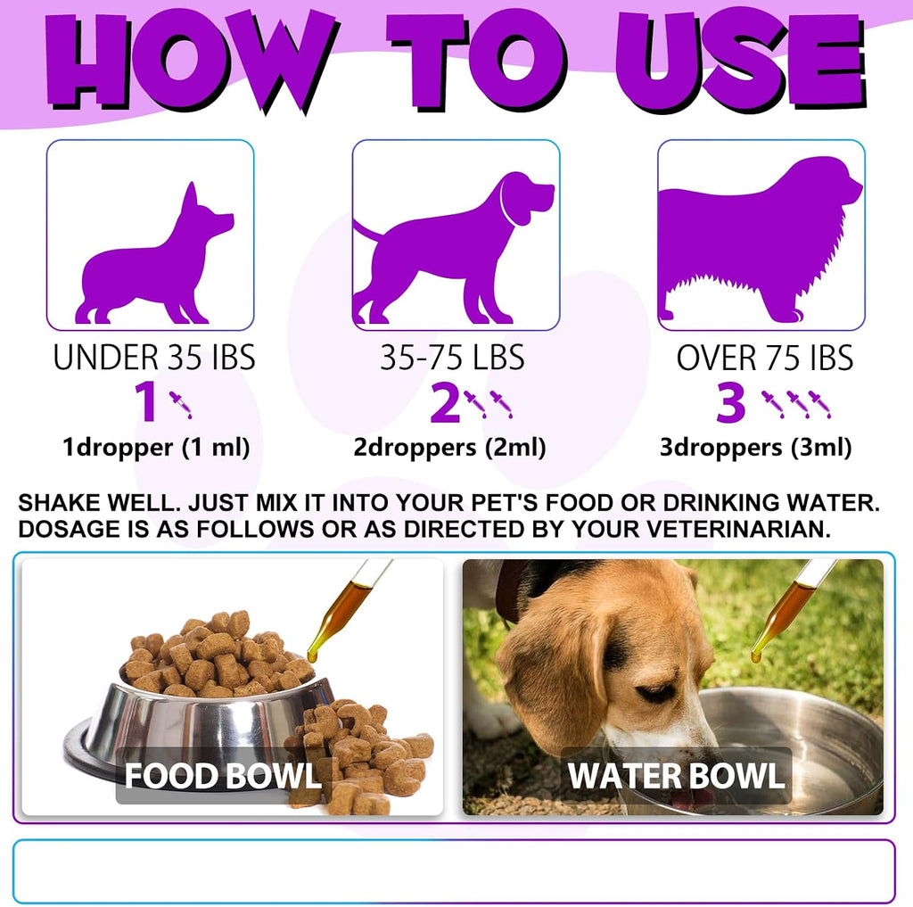 VOSIFSDIY Multivitamínico Líquido para Perros 15 en 1 – 60 ml