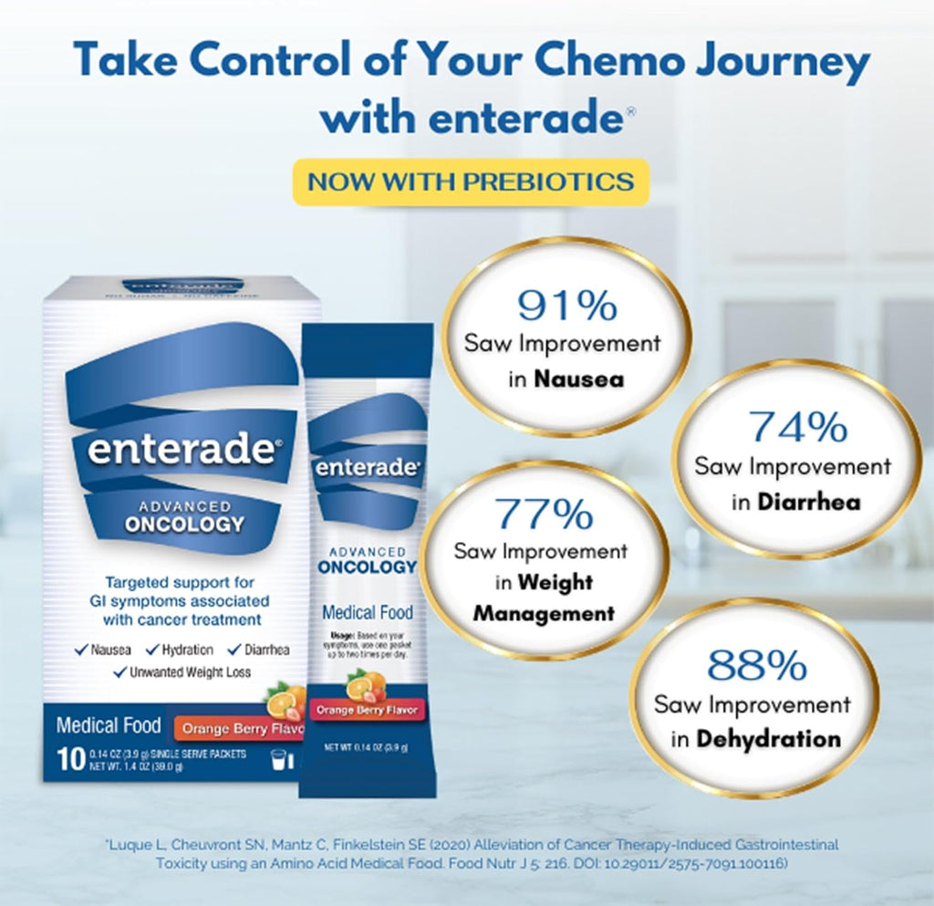 Enterade Advanced Oncology Polvo, Naranja Berry - 30 Sobres Individuales