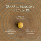 New Chapter Vitamina D3 Fermentada 2000 UI, Orgánico, 60 Comprimidos