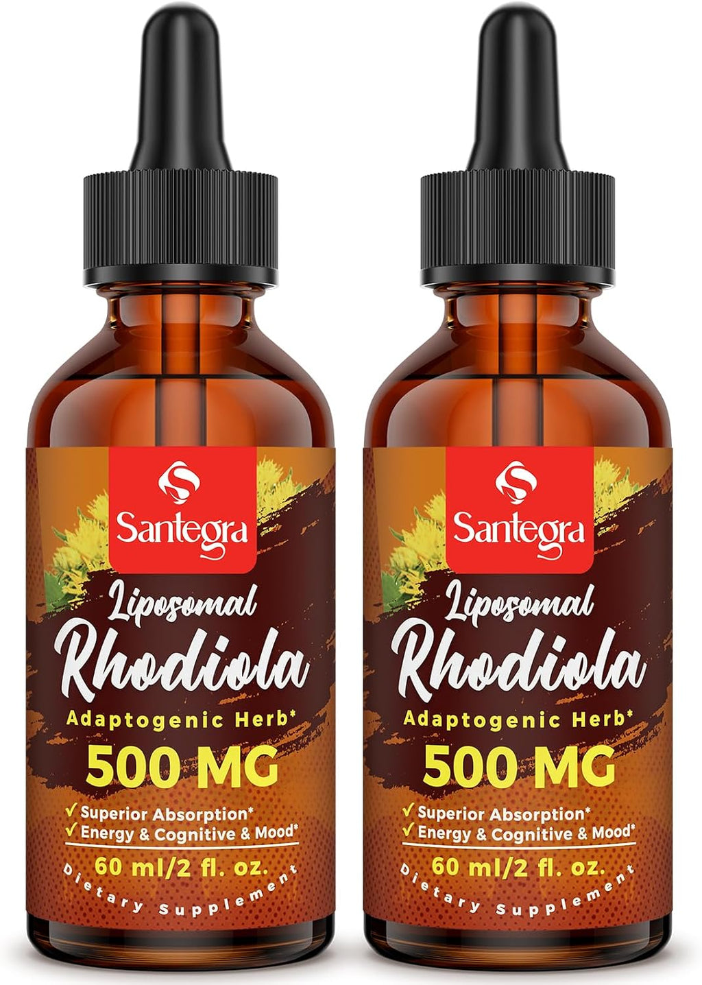 Santegra Rhodiola Rosea Liposomal 500 mg – Líquido Vegano 60 ml