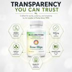 Dr Clark Store Suplemento de Escaramujo, 500 mg, 100 Cápsulas de Gelatina