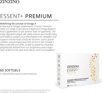 Zinzino - Essent+ Premium, Advanced Polyphenol Omega Balance with Fish Oil, Glycerin, Cold-Pressed Extra Virgin Olive Oil, – Image 3