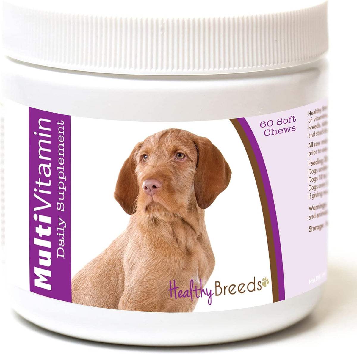 Healthy Breeds Wirehaired Vizsla Multi-Vitamin Soft Chews 60 Count – Image 1