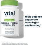Hyperbiotics Vital Nutrients Prebiótico y Probiótico para Mujeres y Hombres | 60B UFC | 30 Cápsulas Veganas