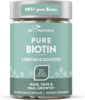 Biotina 5000 mcg - Suplemento para Cabello, Piel y Uñas - 120 Cápsulas Blandas Veganas