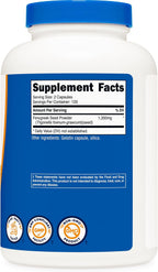 Fenogreco en Cápsulas 1350 mg, 240 Cápsulas (3 Frascos) - Sin Gluten, Sin OGM