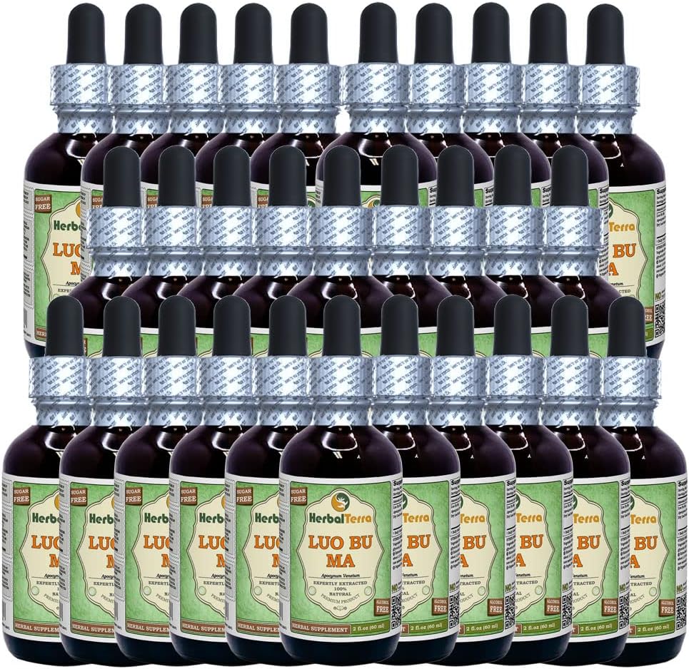 Luo Bu Ma (Apocynum Venetum) Glycerite - Extracto Líquido Sin Alcohol - 60 ml