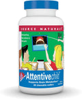 Source Naturals Attentive Child - Cognitive Support for Kids with DMAE, Magnesium, Zinc & Grape Seed Extract - 60 Chewable Wafers