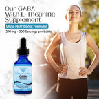 GABA con L-Teanina 290 mg, 118 ml (4 oz) – Suplemento Líquido