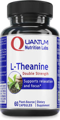 Quantum Nutrition Labs L-Teanina Extra Fuerza - 200mg de L-Teanina Pura, 60 Cápsulas Veganas