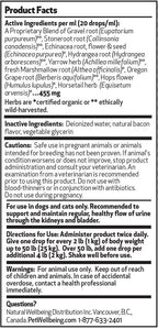 Urinary Gold para Perros - Suplemento Líquido para la Salud Urinaria - 59 ml