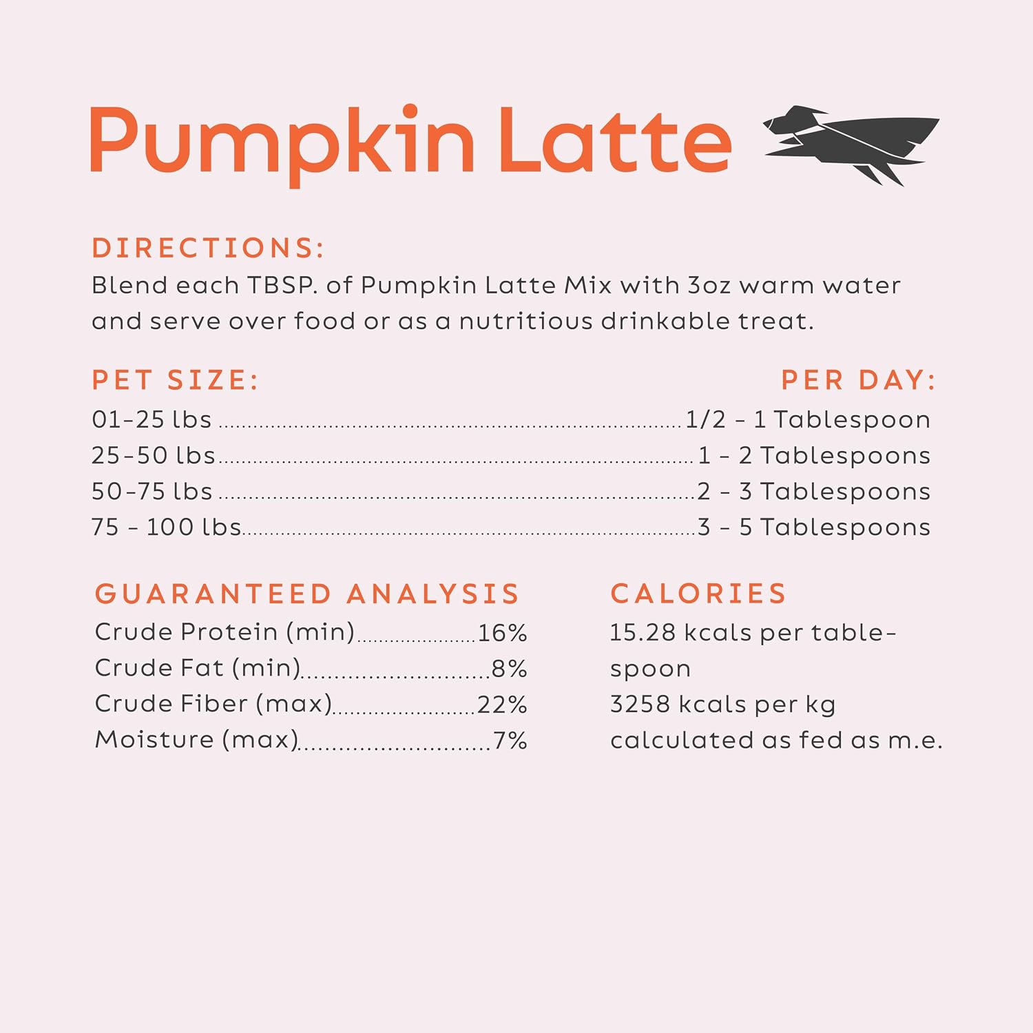 Super Snouts Pumpkin Latte - Suplemento Digestivo para Perros y Gatos, 142g