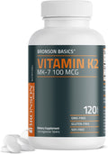 Bronson Vitamina K2 MK-7 100 mcg - 120 Comprimidos