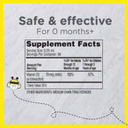 Zarbee's Gotas de Vitamina D3 para Bebés, 400 UI, Pack de 2 frascos de 14 ml