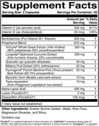 DiaVis – Suplemento para la salud retiniana y nerviosa – con benfotiamina, curcumina, resveratrol y extracto de uva – 60 cápsulas