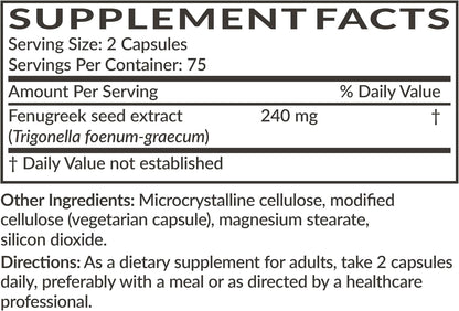 Futurebiotics Fenogreco Extra Strength - 150 Cápsulas Vegetarianas – Image 6