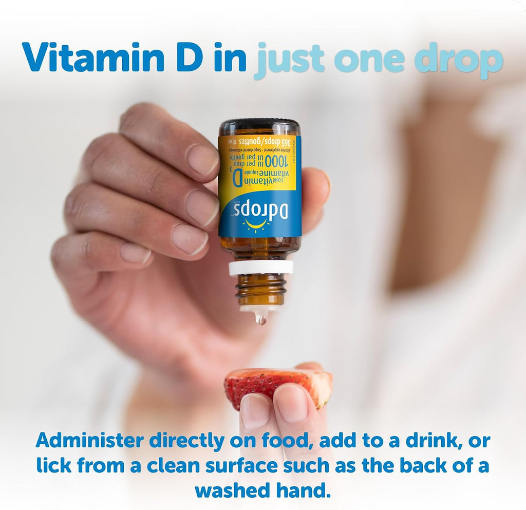 Ddrops Vitamina D3 1000 IU – 365 Gotas Líquidas