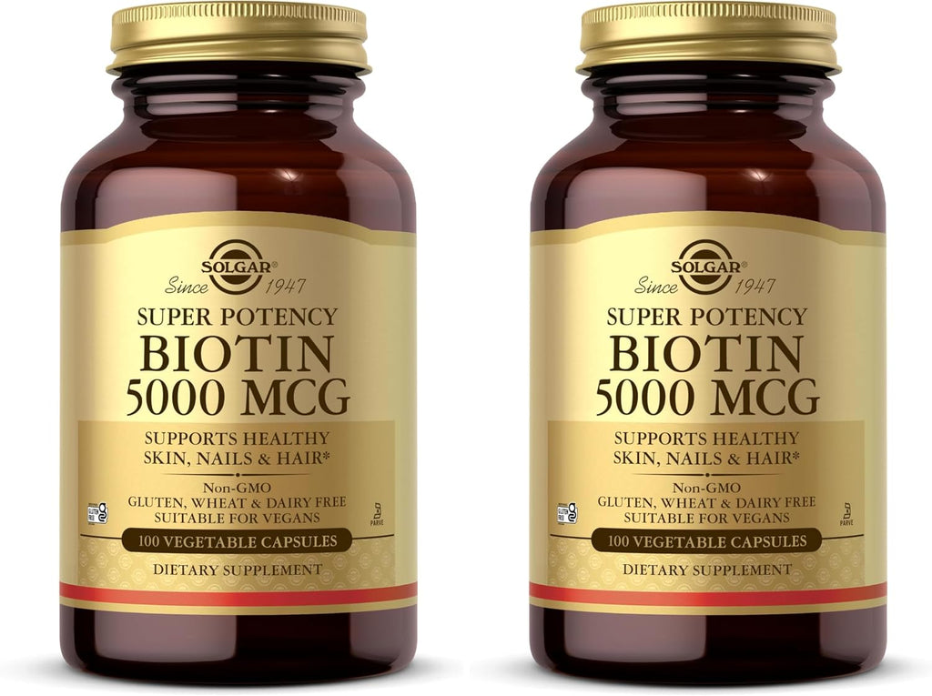 Solgar Biotina 5000 mcg - 100 Cápsulas Vegetales
