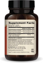 Dr. Mercola Vitaminas ADK, 30 Cápsulas, Complemento Alimenticio con Vitamina A (5000 UI), Vitamina D3 (5000 UI) y Vitamina K2 (180 mcg)