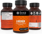 bixa BOTANICAL Liverix Cápsulas - Guduchi (Giloy), Phyllanthus niruri, Kutaki Extracto - 60 Cápsulas Veganas (450 mg)