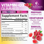 Suplemento de Vitamina D3 en Gominolas - 5000 UI por ración (120 gominolas)