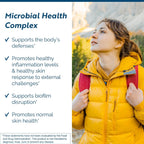 Researched Nutritionals Microbinate - Complejo de apoyo microbiano y respuesta inflamatoria (120 cápsulas)
