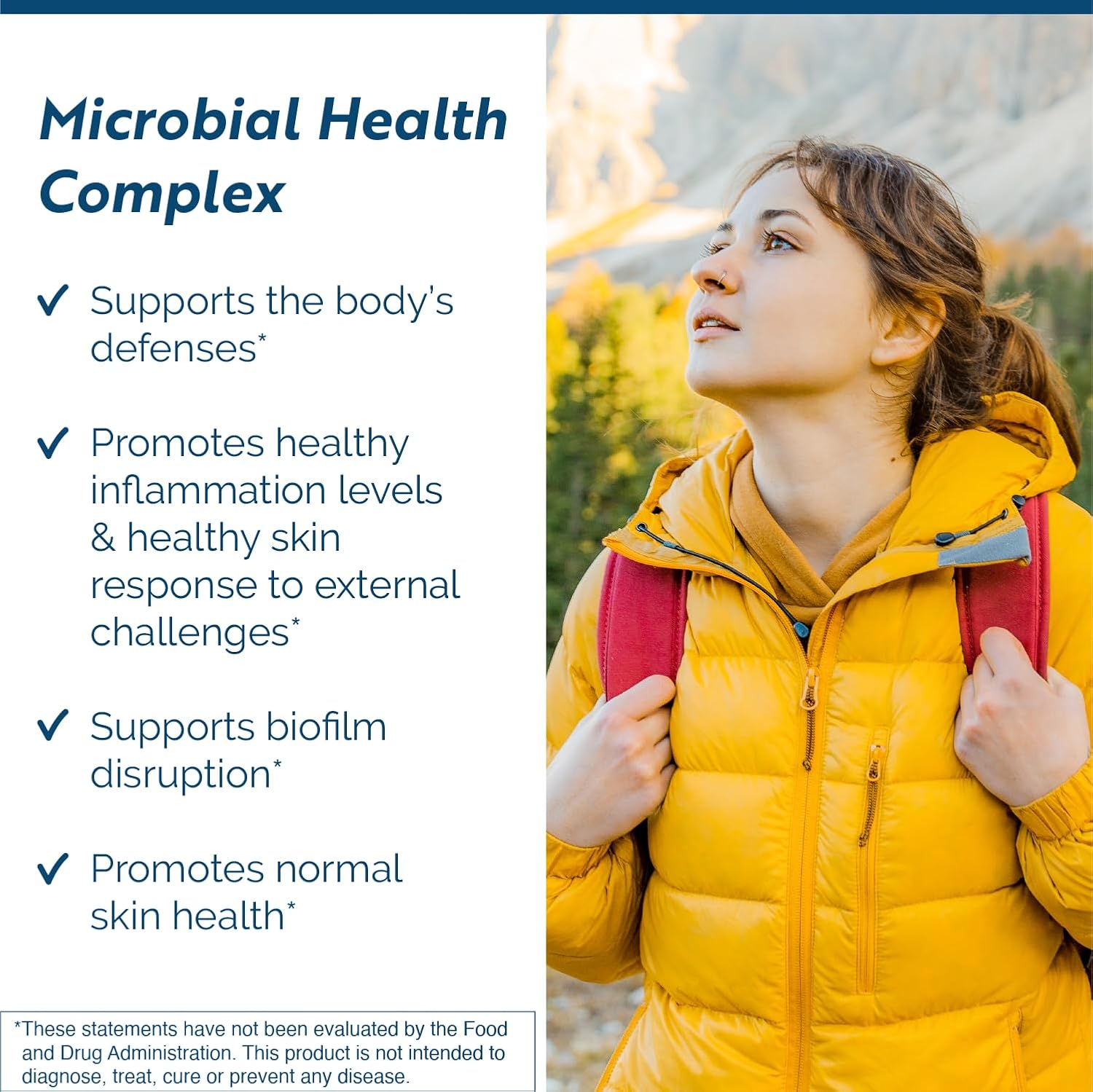 Researched Nutritionals Microbinate - Complejo de apoyo microbiano y respuesta inflamatoria (120 cápsulas)