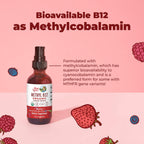 MaryRuth's Spray Orgánico de Vitamina B12 Metilcobalamina - 1500 mcg - 30 ml