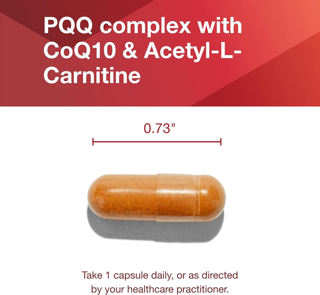 PROTOCOL FOR LIFE BALANCE PQQ Complex - Con CoQ10, L-Carnitina y Vitamina B - 30 Cápsulas Veganas
