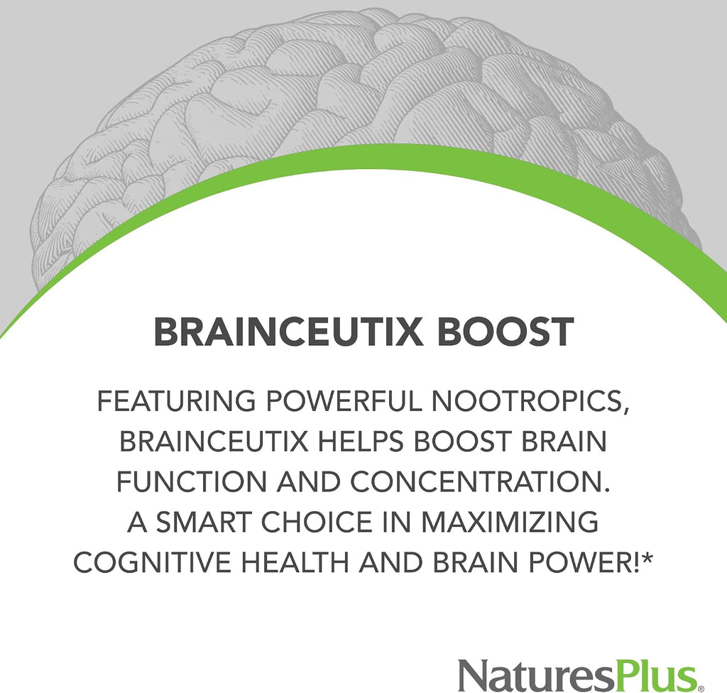 BrainCeutix Boost Ginkgo Plus de Nature's Plus, 90 cápsulas