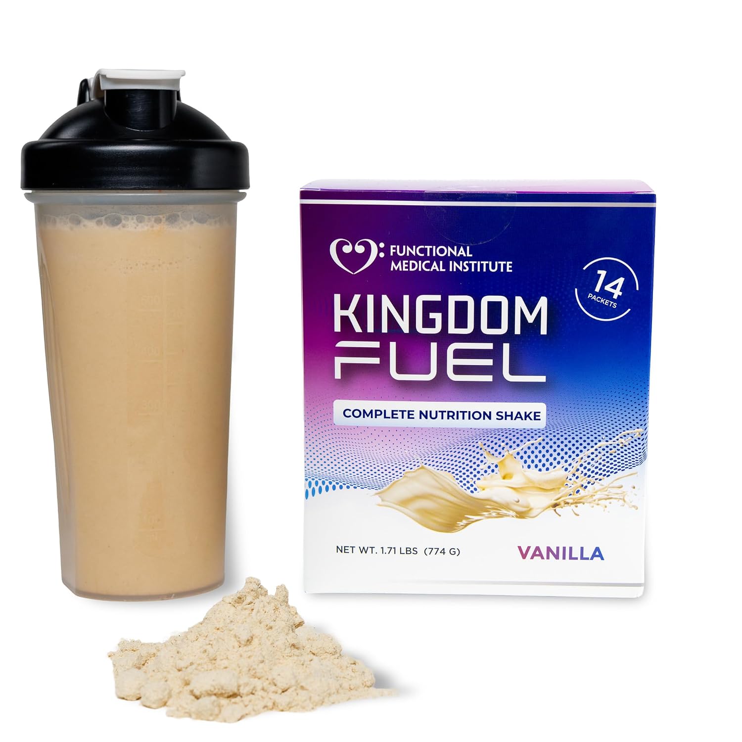 Kingdom Fuel Batido Nutricional Sabor Vainilla (Tarro)