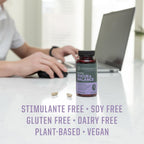 Active Focus & Balance de Sunwarrior - Nootrópico con Ashwagandha, Rhodiola y Reishi - 60 Cápsulas Veganas