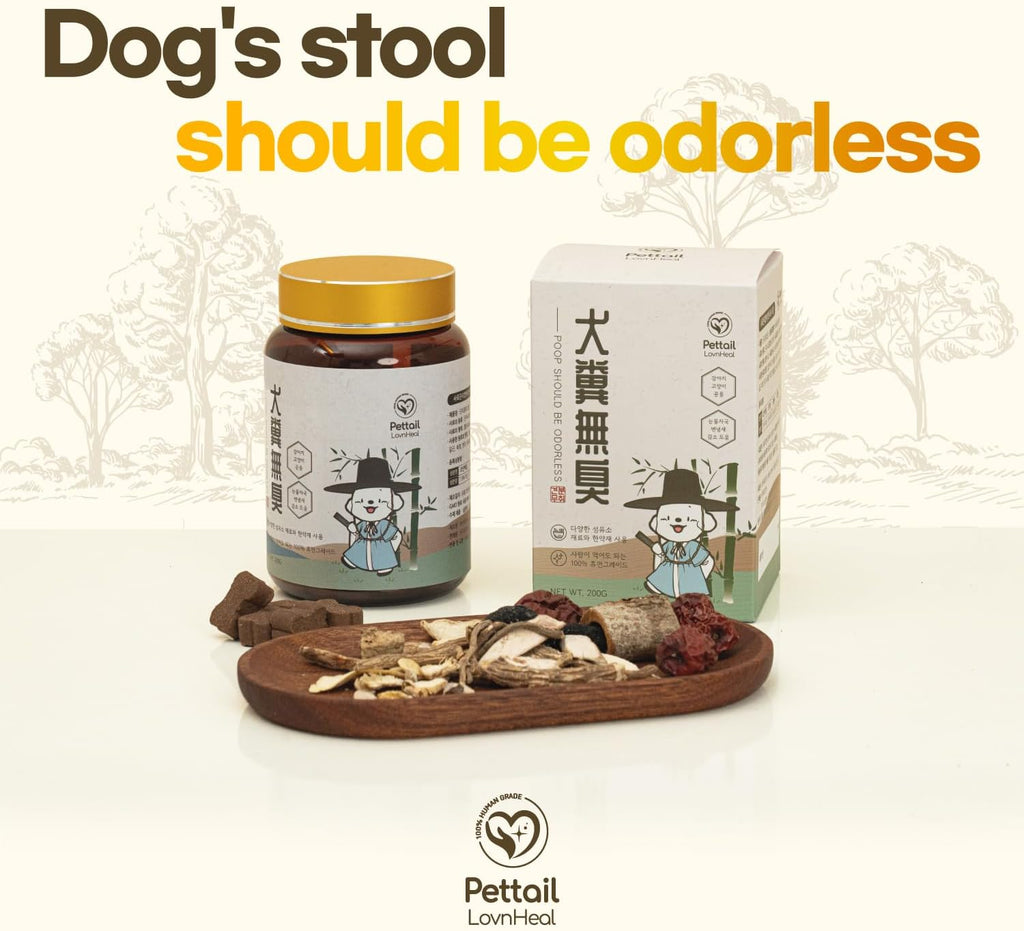 Lovnheal Pet – Suplemento Digestivo Natural con Hierbas Coreanas para Perros y Gatos, 198g