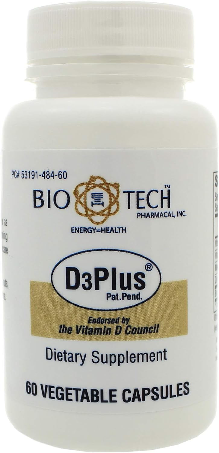 Bio-Tech D3 Plus 60 Cápsulas Vegetales