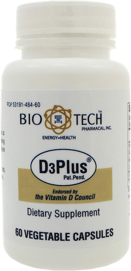 Bio-Tech D3 Plus 60 Cápsulas Veggie