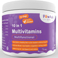 Pawpuk Paws Suplemento Multifuncional para Perros con Silimarina, Mejillón de Labio Verde, Glucosamina, MSM, Aceite de Salmón, Probióticos, Co-Q10, NMN