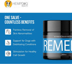 Remedy - Dog Balm con Aceite de Cáñamo - Bálsamo Natural para Perros