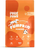 Pure Paws Polvo de Calabaza Orgánico para Perros, Cachorros, Gatos y Gatitos - Complemento Digestivo Esencial 212g (7.5oz)