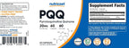 Nutricost PQQ (Pirroloquinolina Quinona) 20mg, 60 Cápsulas Vegetales