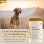 Multivitamínico 8-en-1 para Perros Larry | 120 Chewables Blandos
