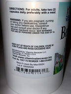 Pure, High-Potency Berberine; 1000mg per Serving; 180 Capsules