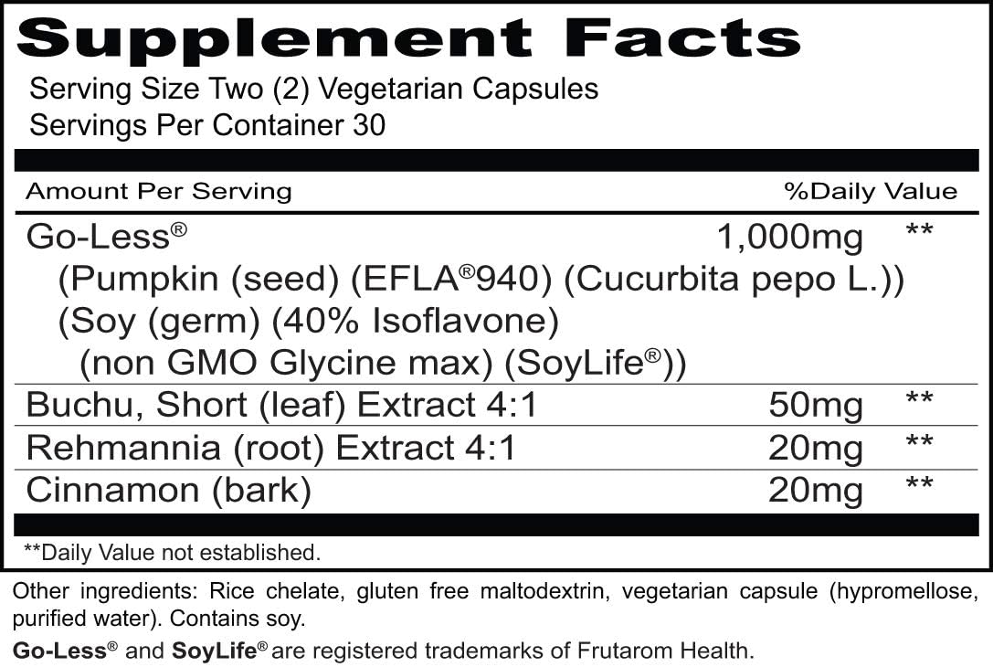Priority One Vitamins Urgent Less 60 Cápsulas Vegetarianas - Apoyo para la Función Saludable de la Vejiga
