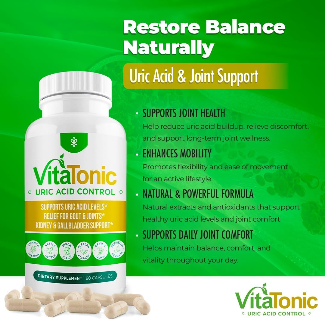 Vitatonic Uric Acid Balancing Aid – 60 Cápsulas