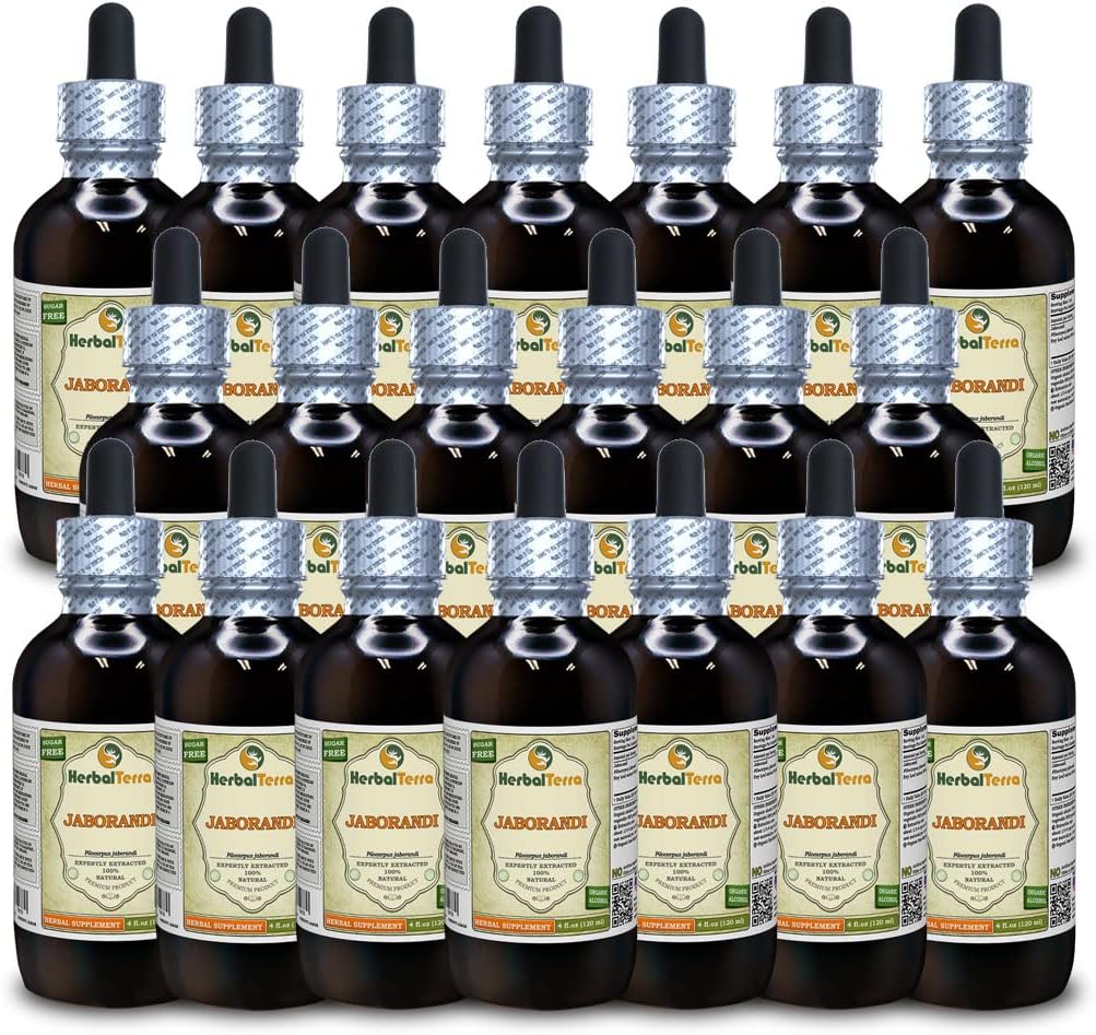 Extracto Líquido de Jaborandi (Pilocarpus Jaborandi) - Hojas Secas - 5x2 oz