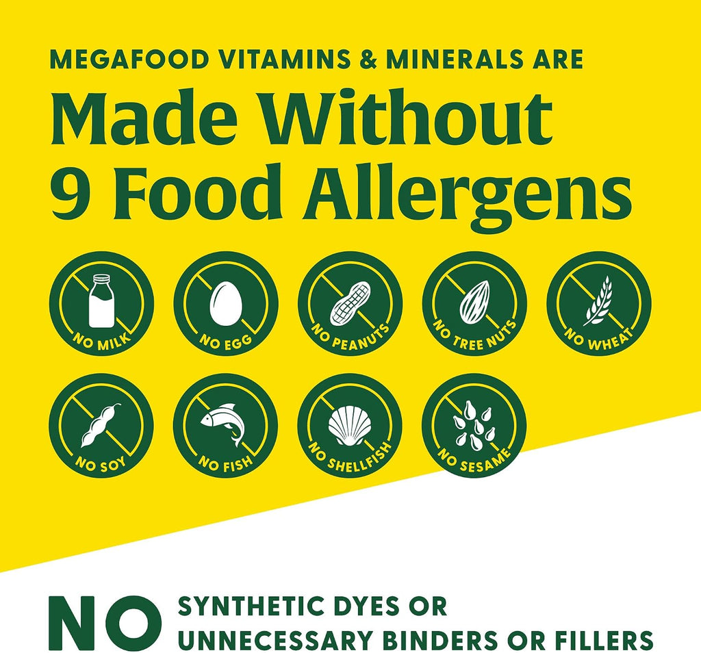 MegaFood Ultra C 400 mg - 90 Comprimidos - Suplemento de Vitamina C Vegano con Alimentos Reales