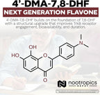 Nootropics Depot 4’-DMA-7,8-DHF Cápsulas | 10mg | 90 Unidades