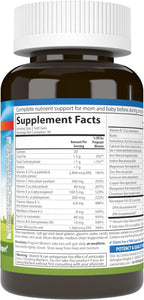 Carlson Prenatal, Multivitamínico con DHA y Vitamina D3, 60 Cápsulas Blandas