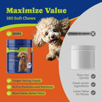 YoYoBay Multivitamínico Masticable para Perros - 180 Comprimidos Sabor Pato y Pera - Vitaminas A, B, C, D, E